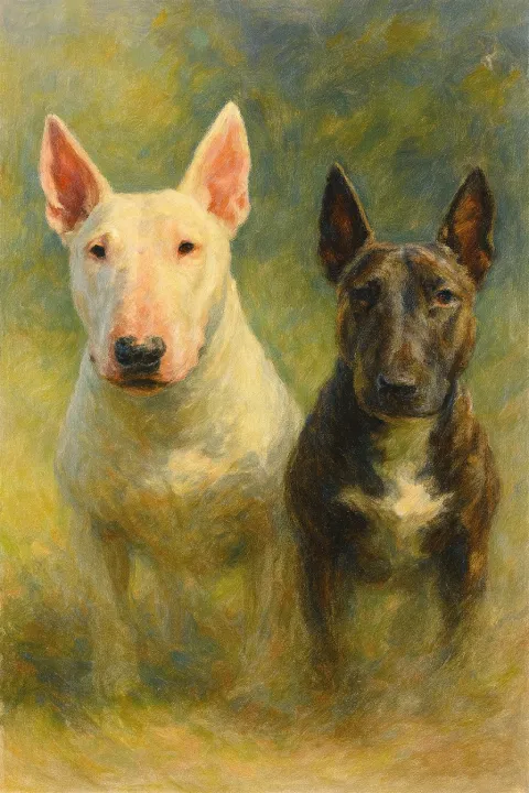 Portret zwierzęcia olejny ze zdjęcia