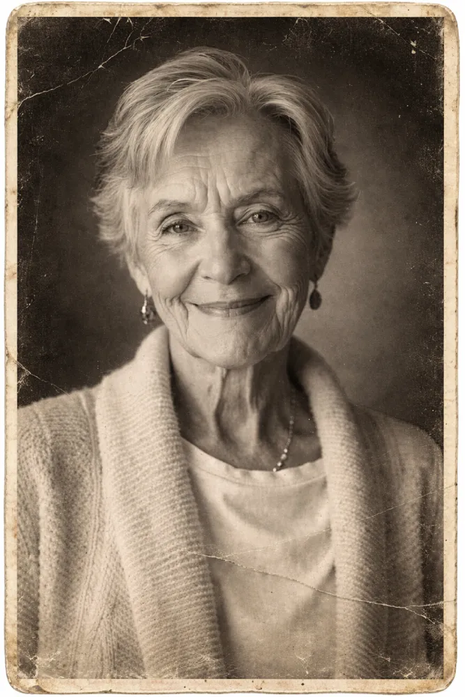 Stare zdjęcie ze&nbsp;zdjęcia — efekt vintage