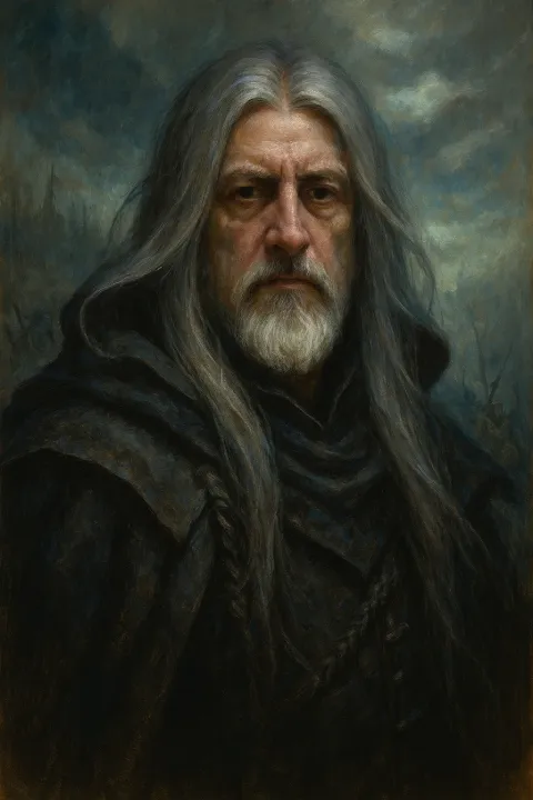 Portret dark fantasy ze zdjęcia