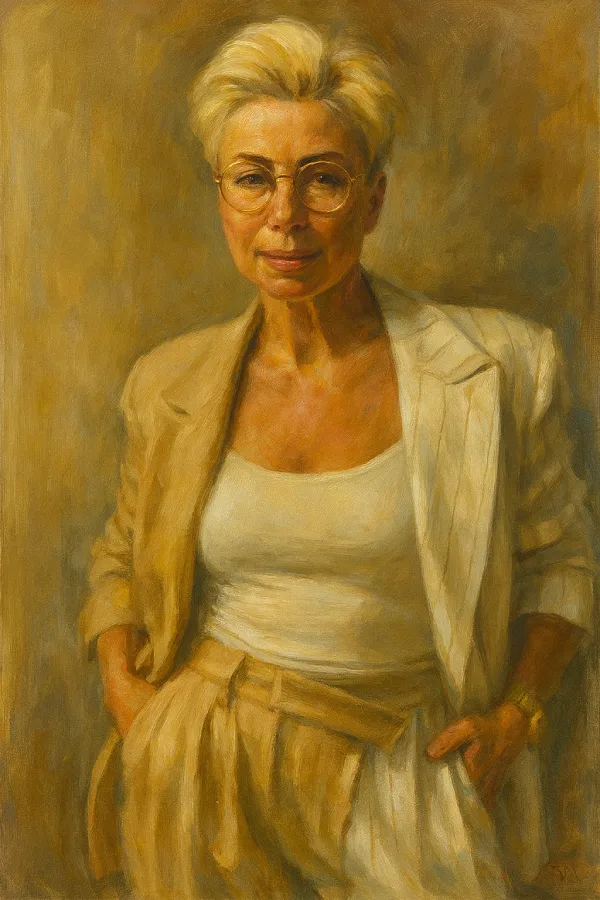 Prezent na Dzień Matki — portret ze zdjęcia na płótnie