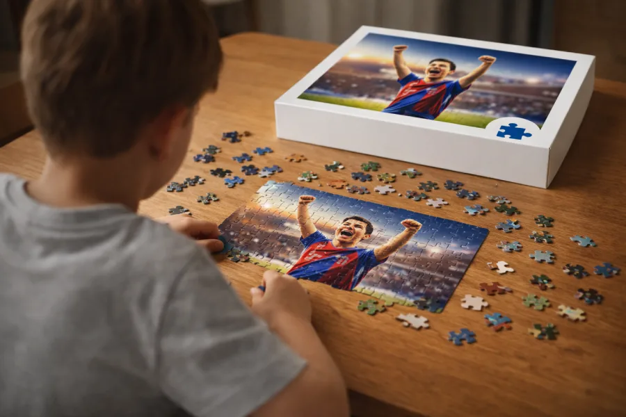 Puzzle ze zdjęcia na komunię — personalizowany prezent dla dziecka